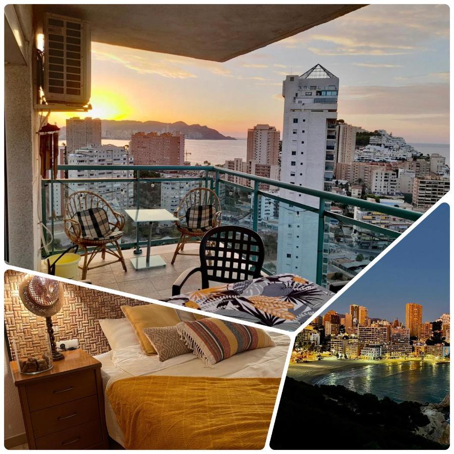 Traveler'S Beach Apartment With Sea View, Free Coffee & Parking Бенидорм Экстерьер фото